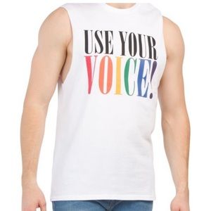 One Hour Sale! LEVIS Pride Graphic Muscle Tank XS